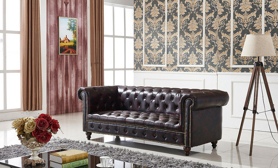 Belly Leather Sofa Lounge Set